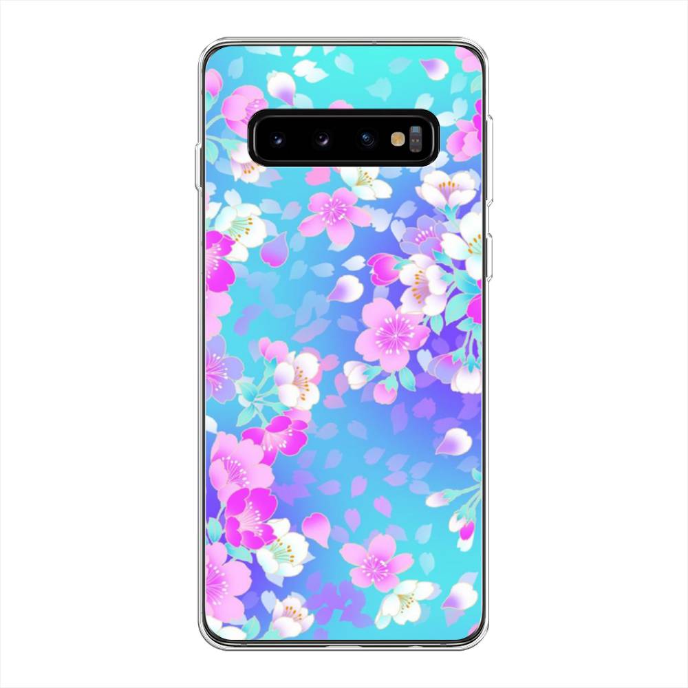

Чехол Awog на Samsung Galaxy S10 Plus "Яблоневые цветы", Разноцветный, 27150-8