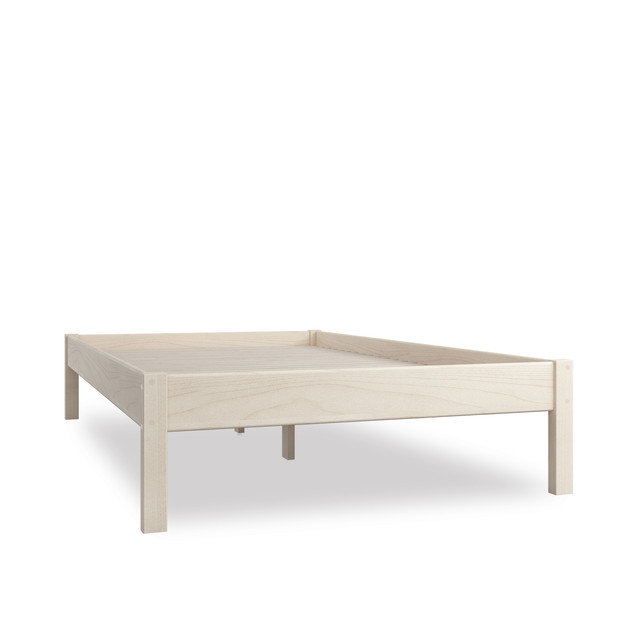 

Кровать деревянная Hansales 140x200 см из массива берёзы, Зеленый, RLBED1HBPR140_200_Back