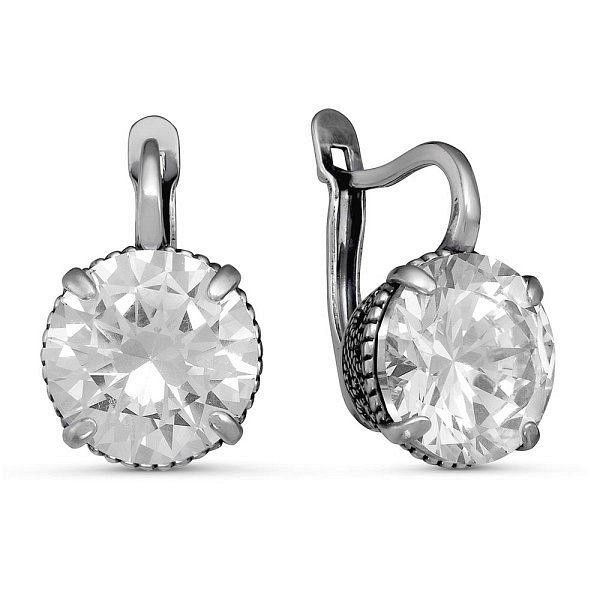 

Серьги из серебра TEO MAORI 833810618, фианит, 833810618