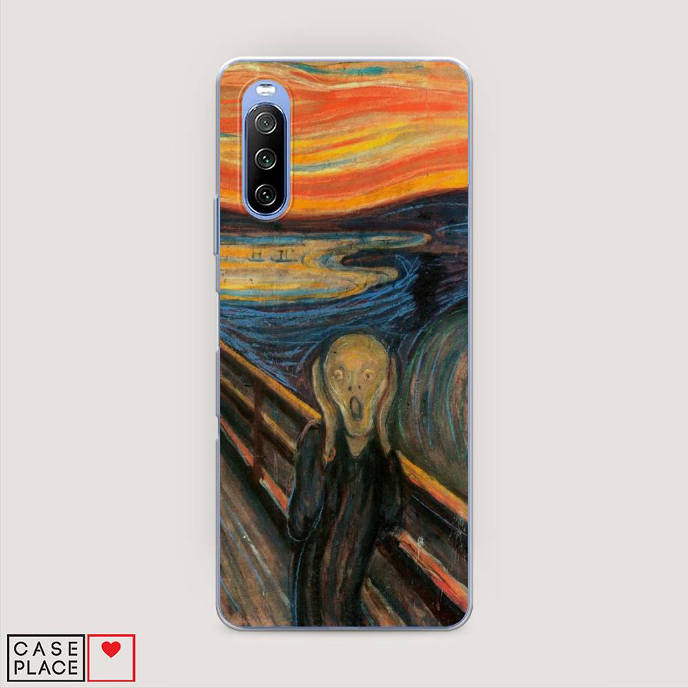 

Чехол Awog на Sony Xperia 10 III "Крик", Разноцветный, 54950-9