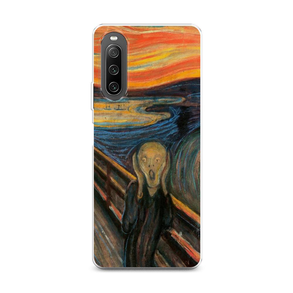 фото Силиконовый чехол "крик" на sony xperia 10 iv awog
