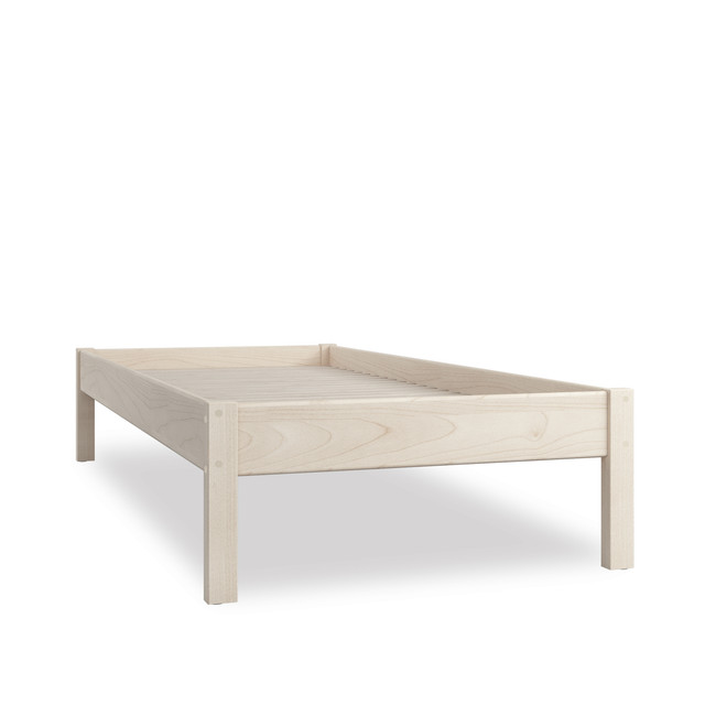 

Кровать деревянная Hansales 80x200 см из массива берёзы, Зеленый, RLBED1HBPR80_200_Back