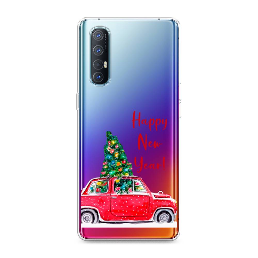 

Чехол для Oppo Reno 3 Pro "Happy New Year", Красный;зеленый, 252550-5