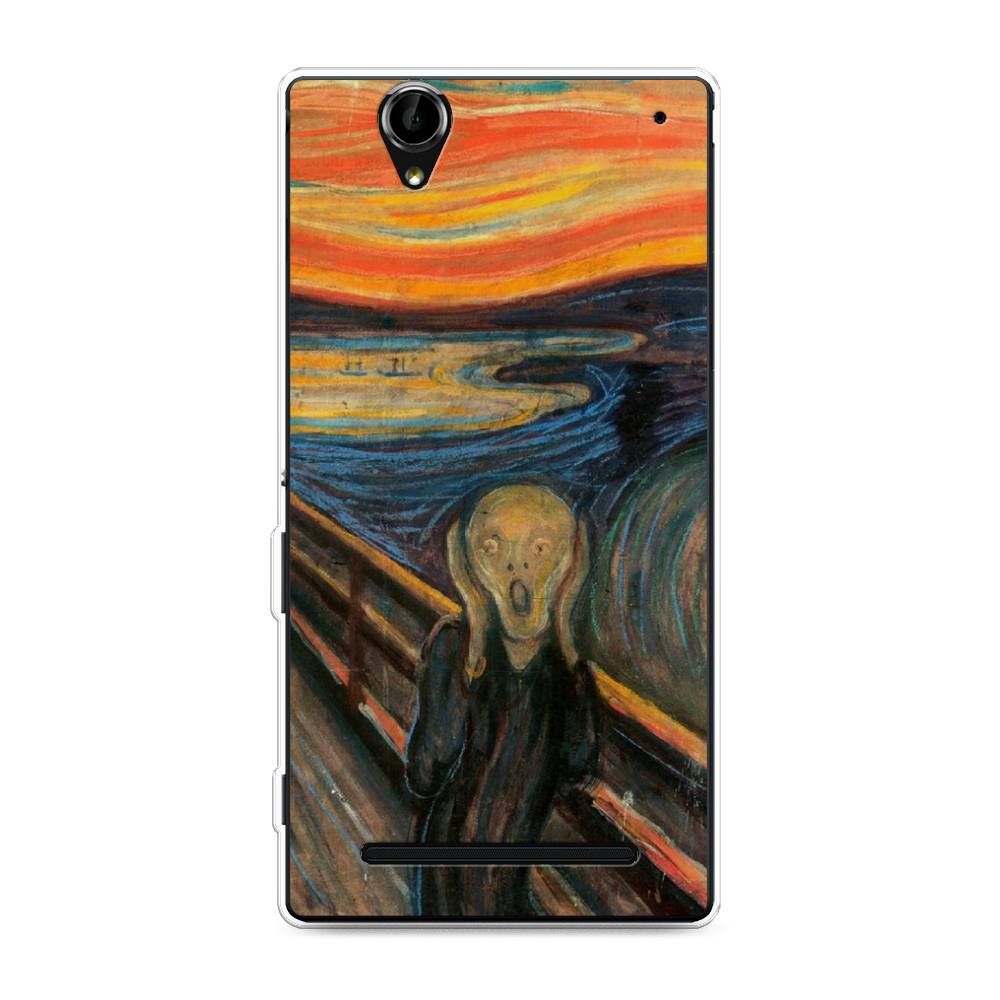 

Чехол Awog на Sony Xperia T2 Ultra "Крик", Разноцветный, 50950-9
