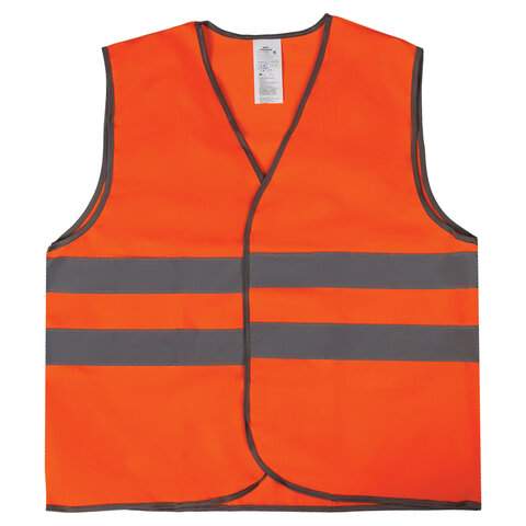 Жилет Грандмастер светоотражающий ГОСТ оранжевый, XL (52-54), арт. 610831, 3 шт.