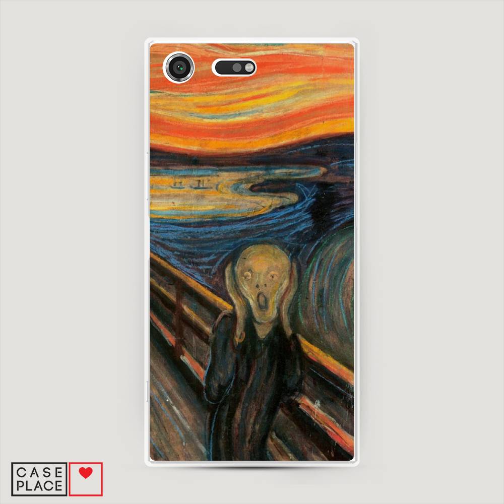 

Чехол Awog на Sony Xperia XZ Premium "Крик", Разноцветный, 52450-9