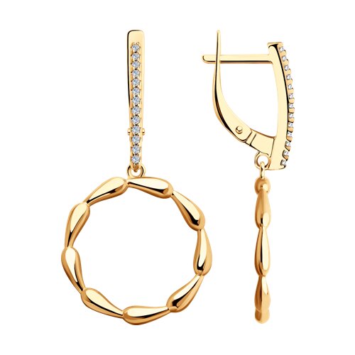 

Серьги из серебра TEO MAORI 893-121-01887-1, фианит, 893-121-01887-1
