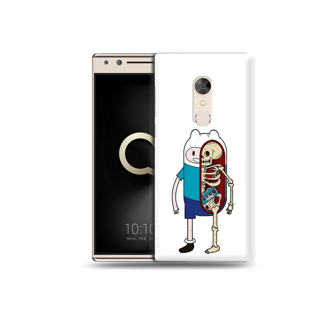 

Чехол MyPads Tocco для Alcatel 5 Финн скелет (PT110913.675.187), Прозрачный, Tocco