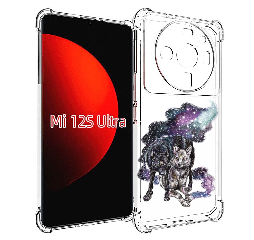 

Чехол MyPads звездные волки для Xiaomi 12S Ultra, Прозрачный, Tocco