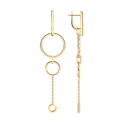 

Серьги из серебра TEO MAORI 893-121-02029-2, фианит, 893-121-02029-2
