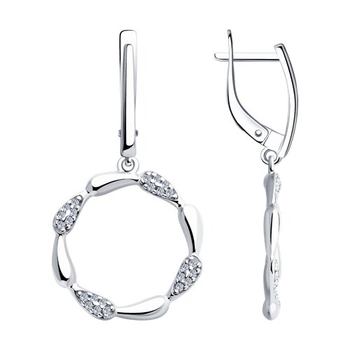 

Серьги из серебра TEO MAORI 894-121-02004-1, фианит, 894-121-02004-1