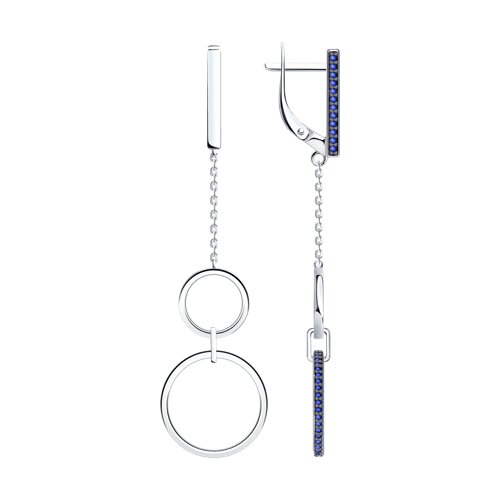 

Серьги из серебра TEO MAORI 894-121-02034-1, фианит, 894-121-02034-1