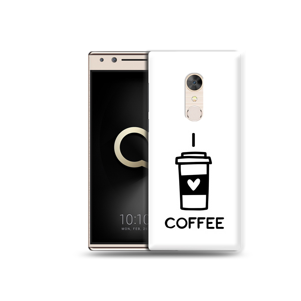 

Чехол MyPads Tocco для Alcatel 5 Я люблю кофе (PT110913.675.206), Прозрачный, Tocco