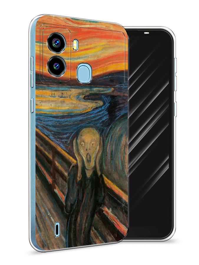 

Чехол Awog на Tecno Pop 6 "Крик", Разноцветный, 302050-9