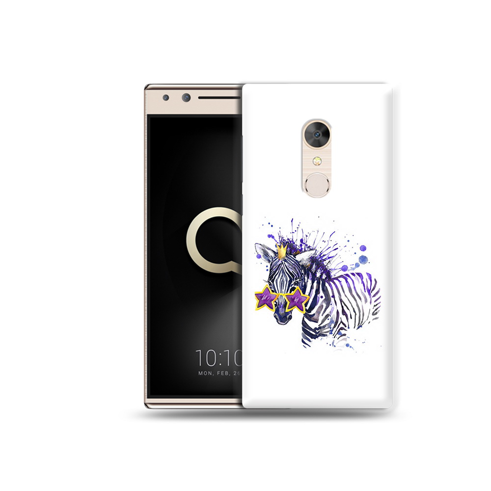 

Чехол MyPads Tocco для Alcatel 5 акварельная зебра (PT110913.675.215), Прозрачный, Tocco
