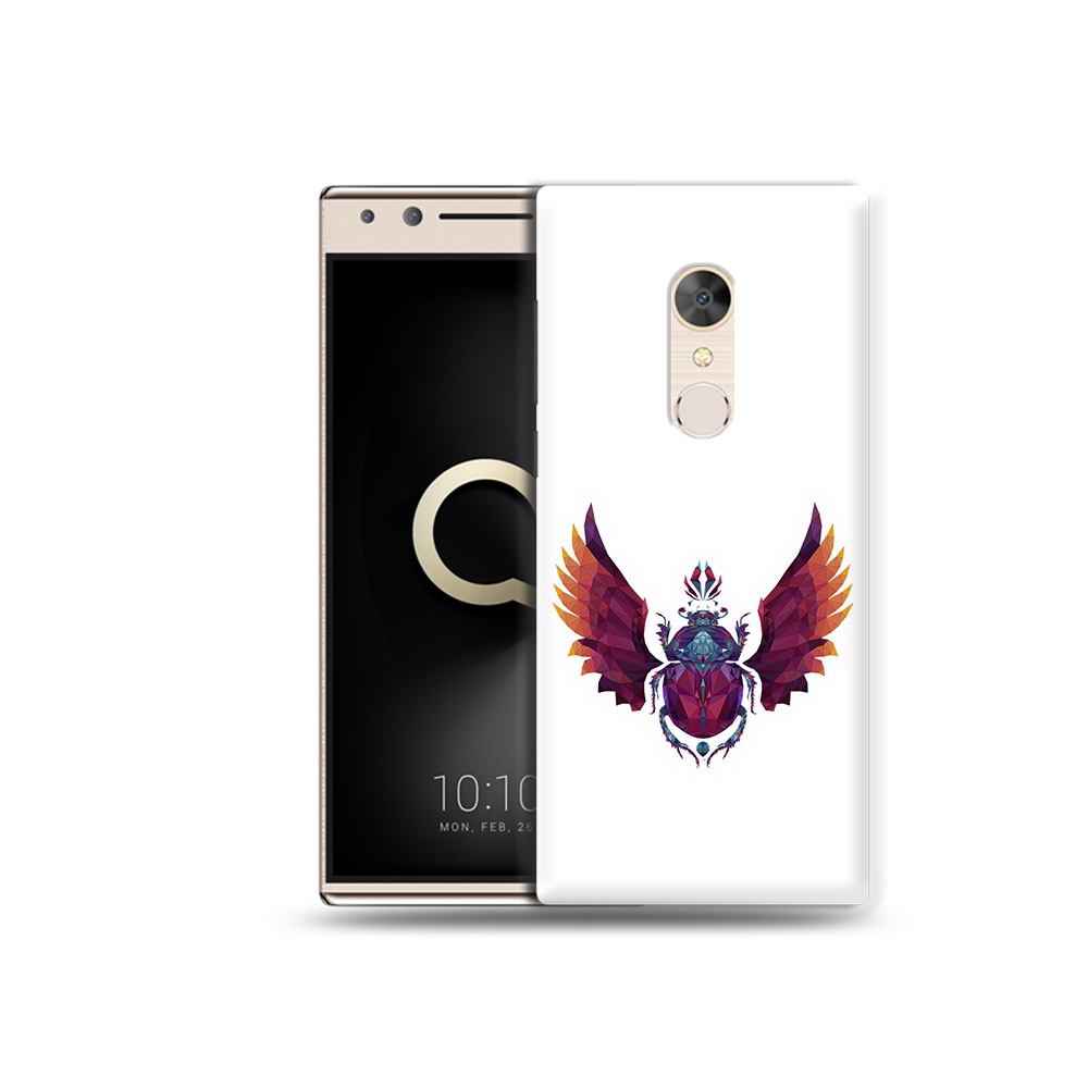 Чехол MyPads Tocco для Alcatel 5 алмазный скоробей (PT110913.675.219)