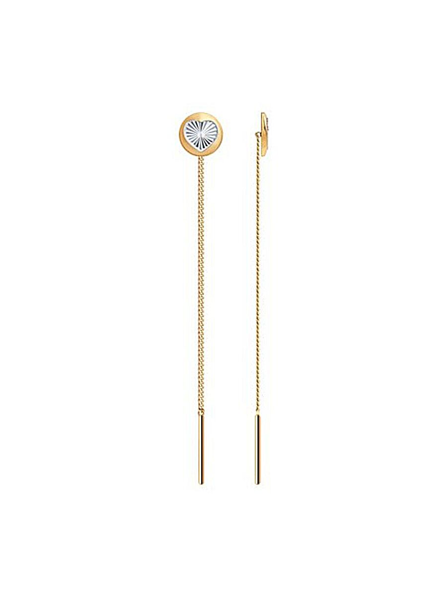 

Серьги продевки из золота TEO MAORI 822398, 822398