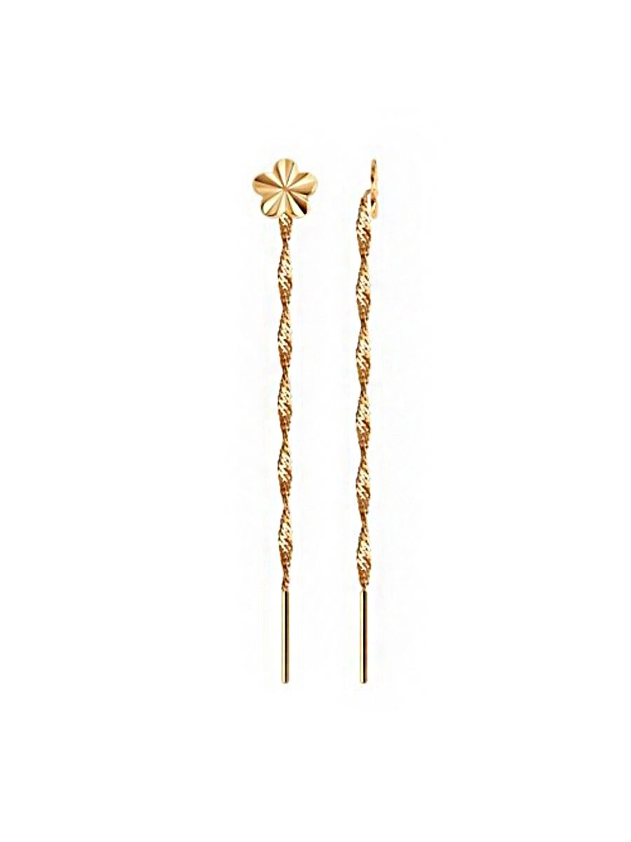 

Серьги продевки из золота TEO MAORI 824389, 824389