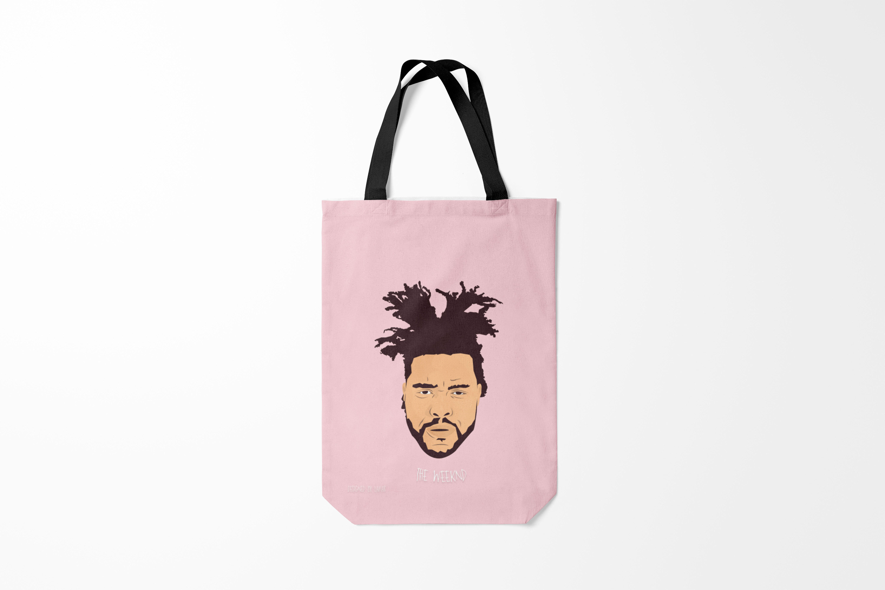

Сумка шoппер унисекс Burnettie The Weeknd Мульт Эйбел, розовый, The Weeknd Мульт Эйбел