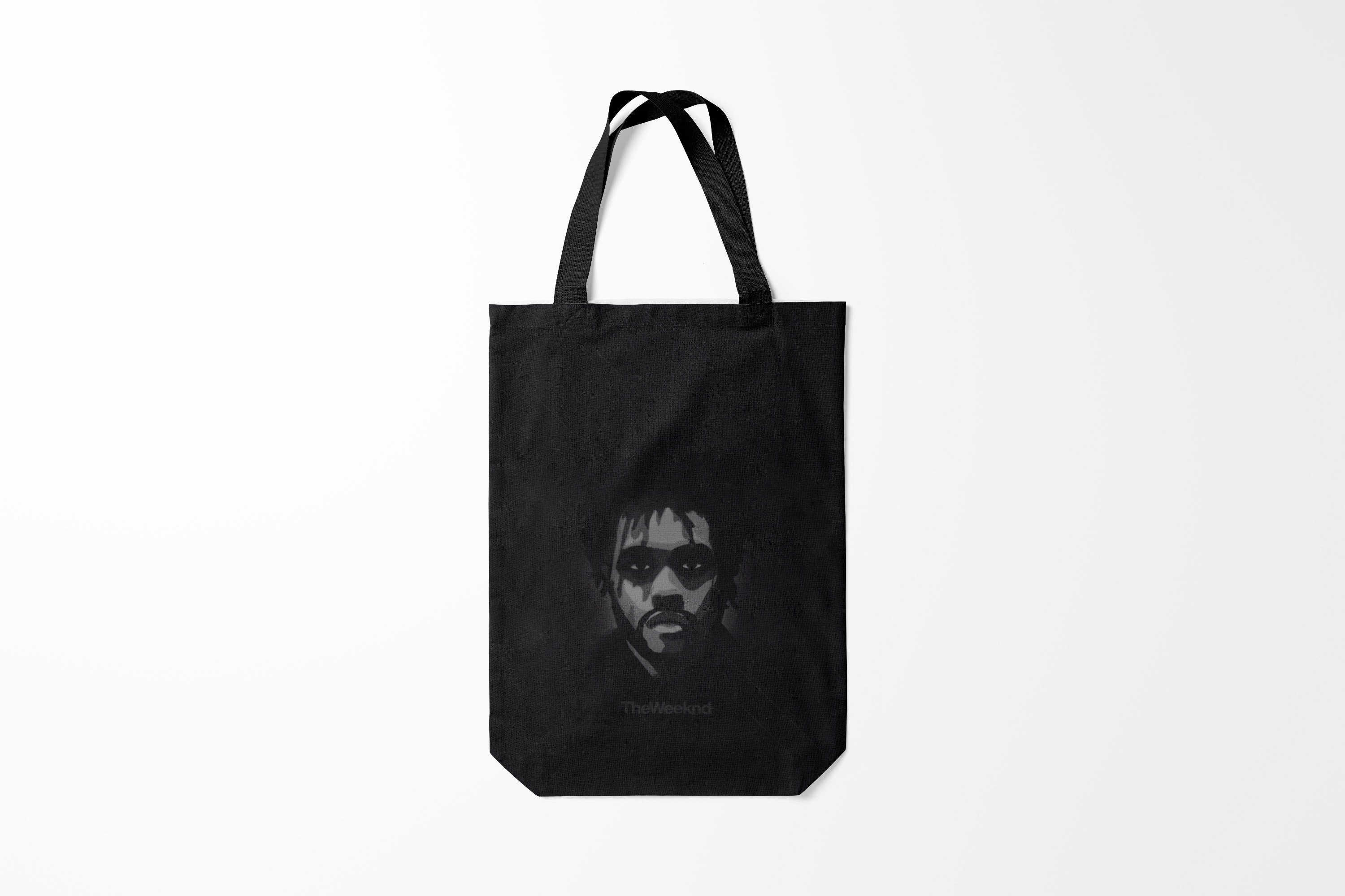 

Сумка шoппер унисекс Burnettie The Weeknd weekend gray, черный, The Weeknd weekend gray