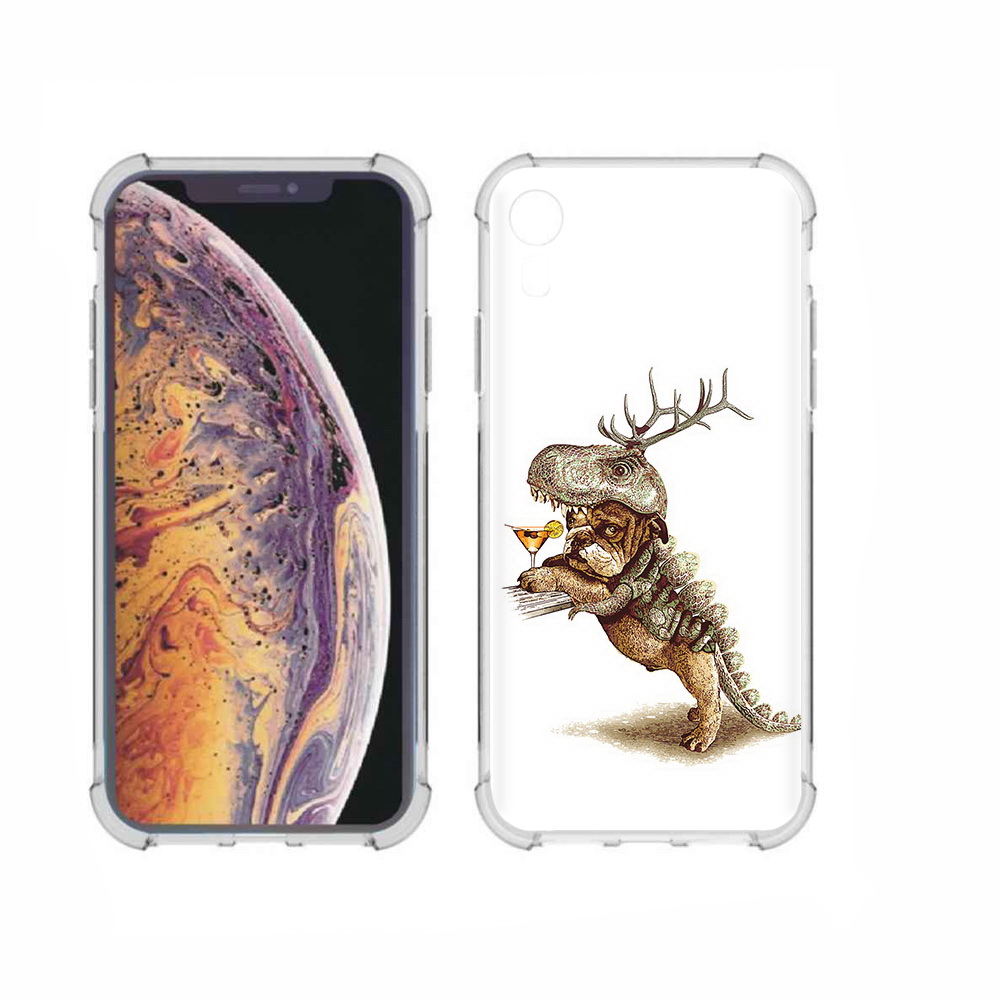 

Чехол MyPads Tocco для Apple iPhone XR тематическая вечеринка, Прозрачный, Tocco