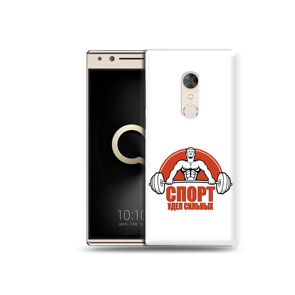 

Чехол MyPads Tocco для Alcatel 5 бодибилдинг спорт (PT110913.675.236), Прозрачный, Tocco