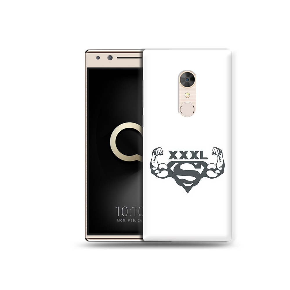 

Чехол MyPads Tocco для Alcatel 5 бодибилдинг супермен (PT110913.675.237), Прозрачный, Tocco