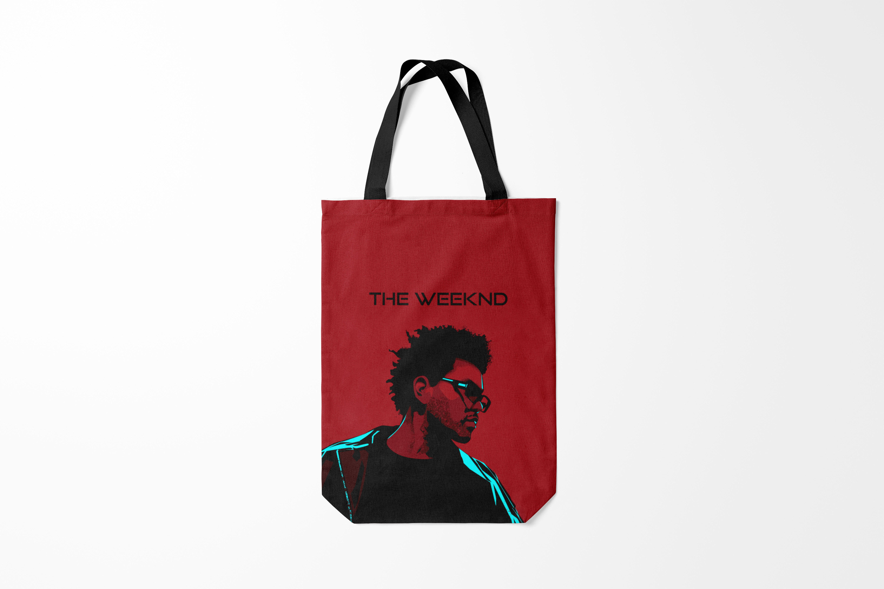

Сумка шoппер унисекс Burnettie The Weeknd, красный, The Weeknd