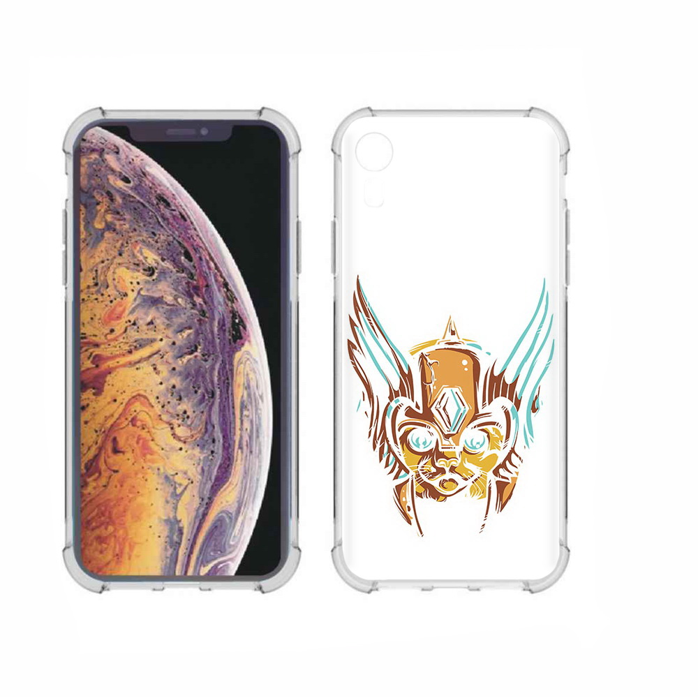 

Чехол MyPads Tocco для Apple iPhone XR тор абстракция, Прозрачный, Tocco