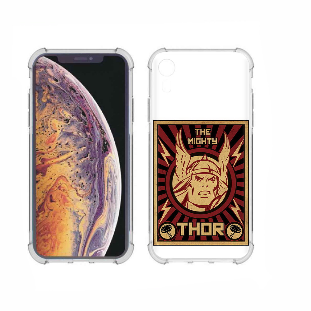 

Чехол MyPads Tocco для Apple iPhone XR тор лицо, Прозрачный, Tocco