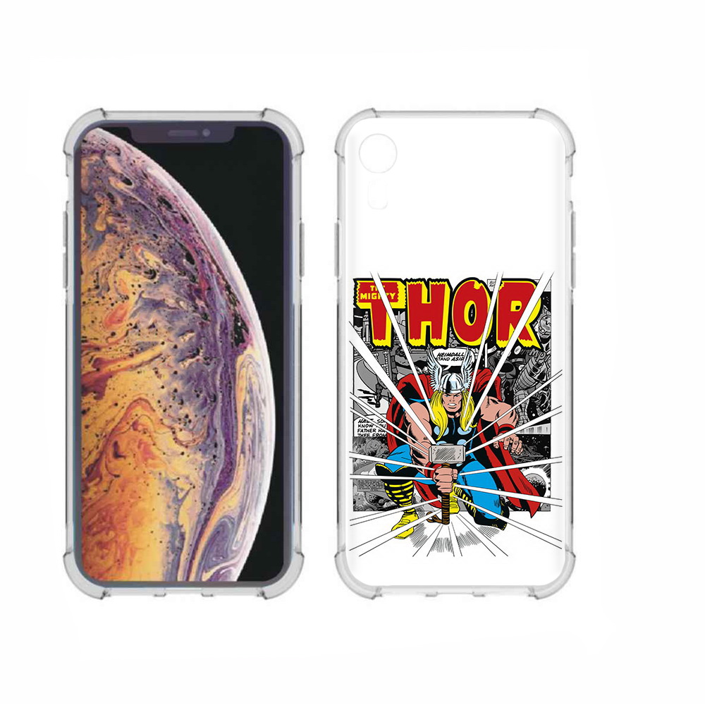 

Чехол MyPads Tocco для Apple iPhone XR тор рисунок, Прозрачный, Tocco