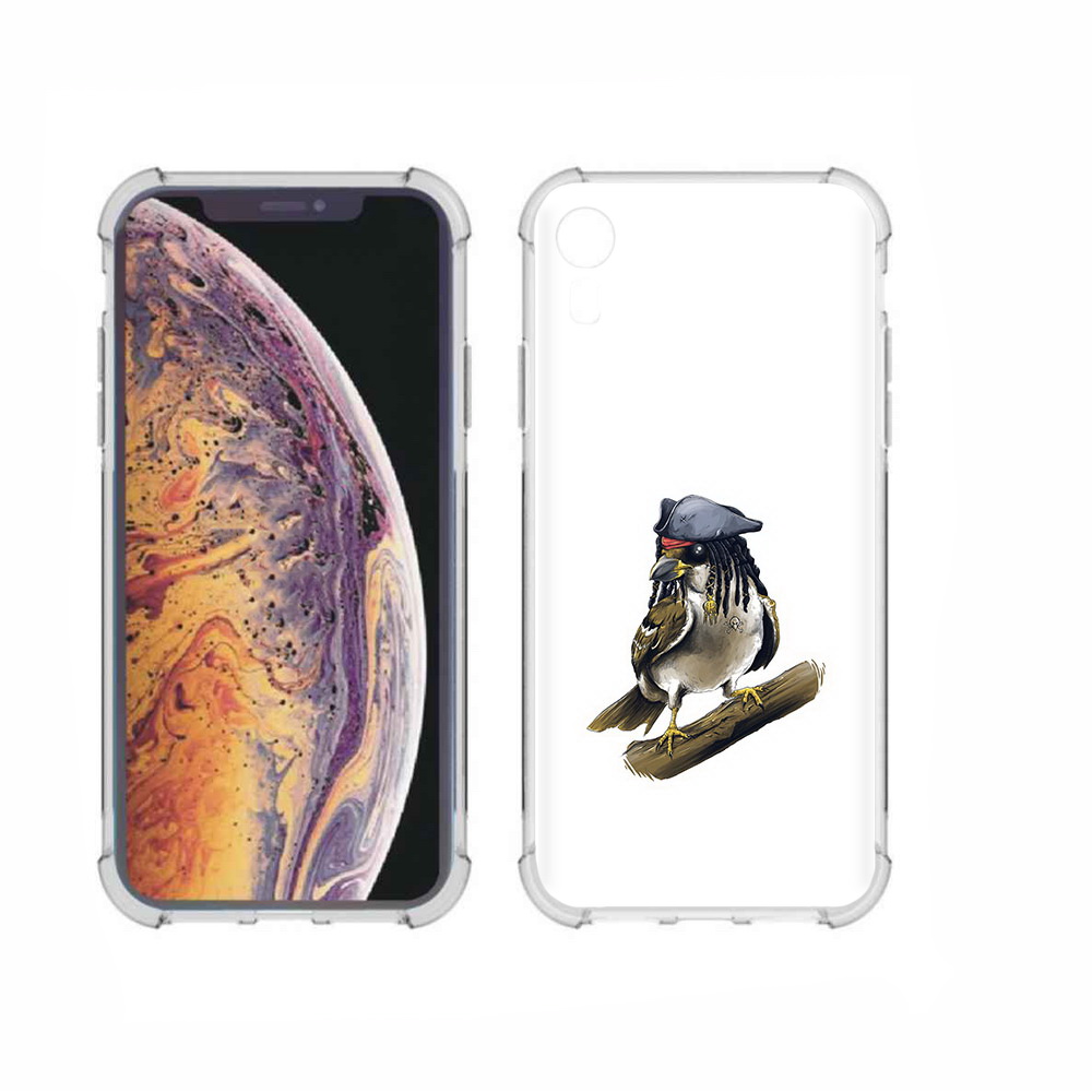 

Чехол MyPads Tocco для Apple iPhone XR Джек воробей, Прозрачный, Tocco