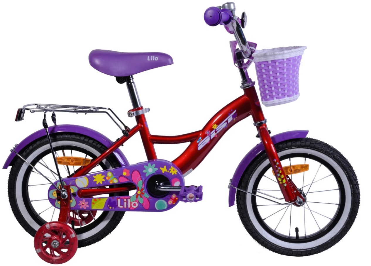 Велосипед детский Aist LILO  двухколесный 14 красный