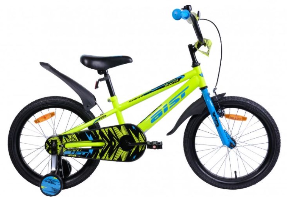 

Велосипед детский Aist Pluto 18" желтый 2020