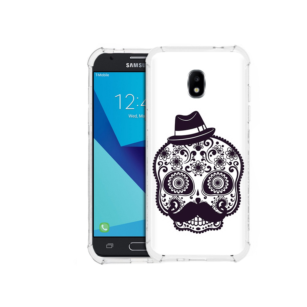 

Чехол MyPads Tocco для Samsung Galaxy J3 (2017) разрисованный скелет (PT74067.575.575), Прозрачный, Tocco