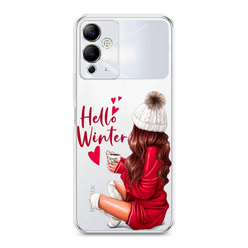 

Чехол на Infinix Note 12i "Hello winter", Красный;белый;коричневый, 3102050-5