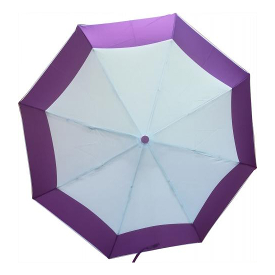 Зонт женский NoBrand фиолетовый; голубой
