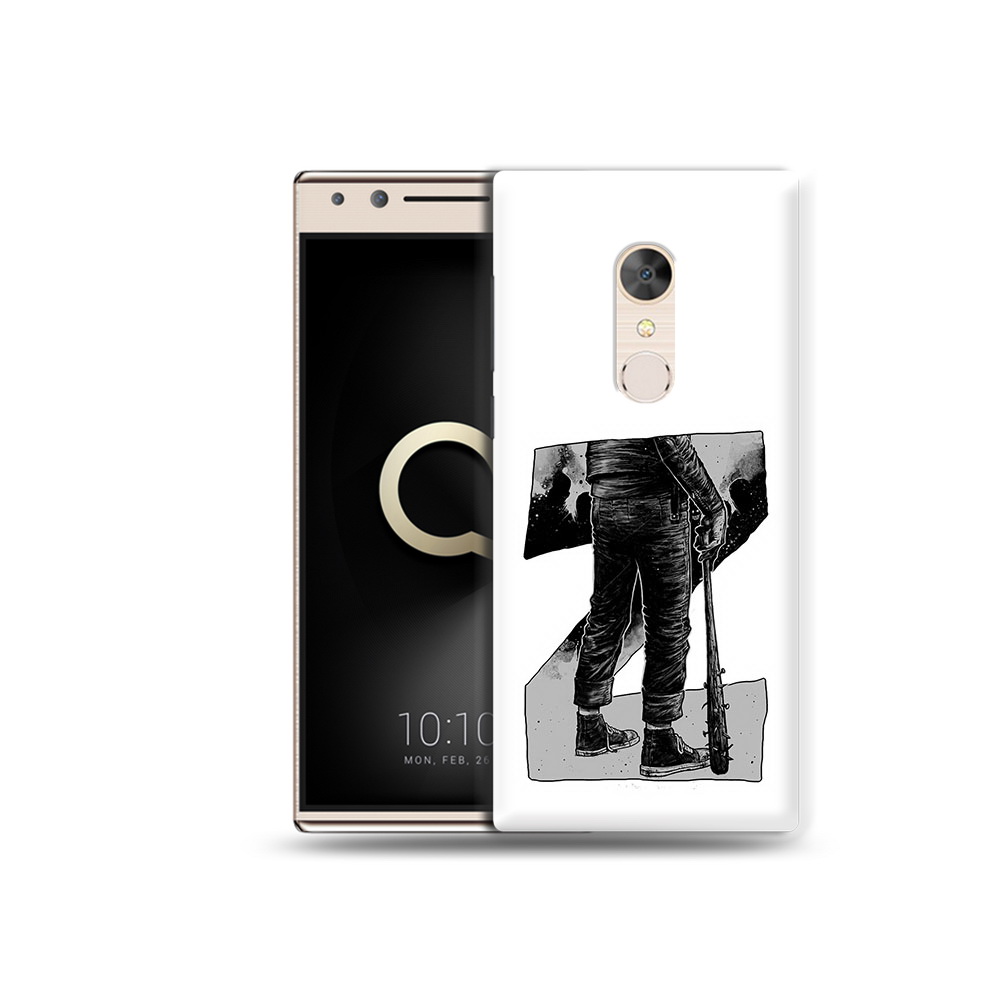 

Чехол MyPads Tocco для Alcatel 5 воин черно белый (PT110913.675.265), Tocco