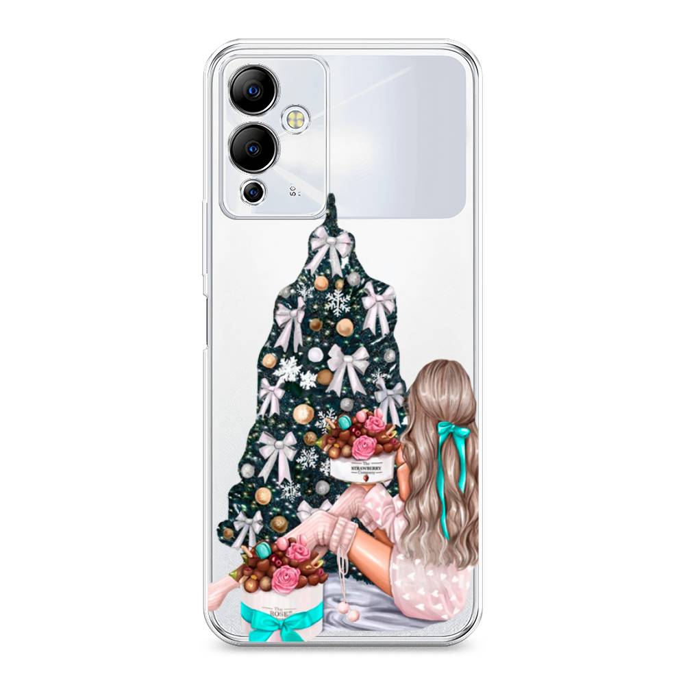 

Чехол на Infinix Note 12i "New Year", Зеленый;бежевый;голубой, 3102050-5