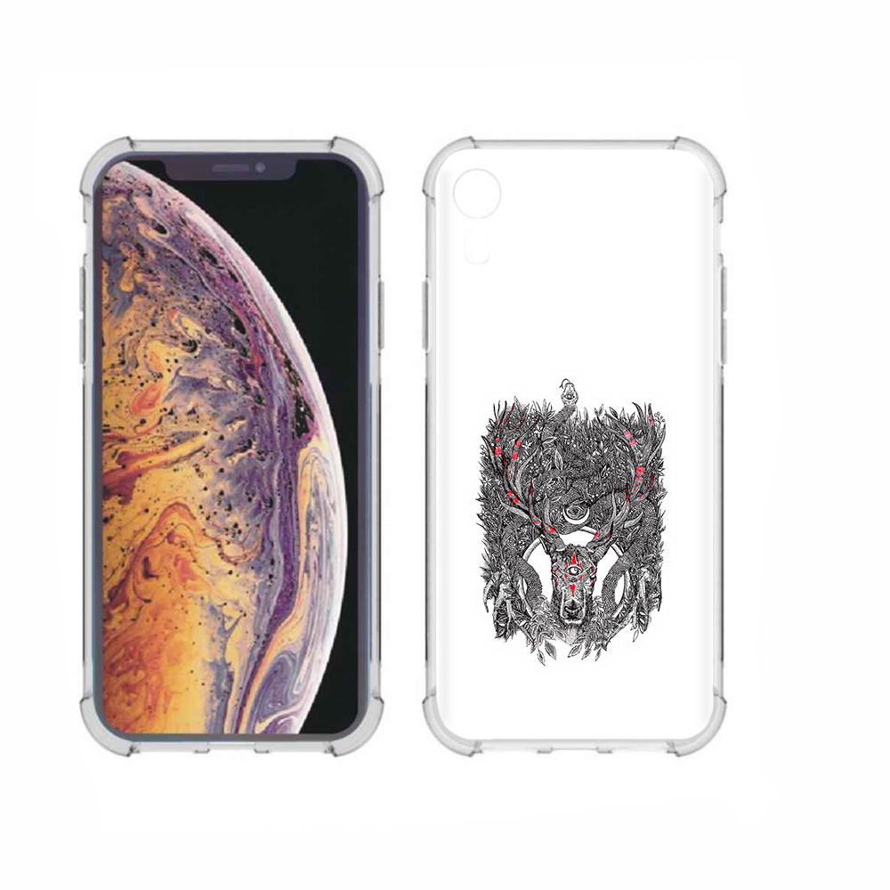 

Чехол MyPads Tocco для Apple iPhone XR Дизайнерские_676, Прозрачный, Tocco