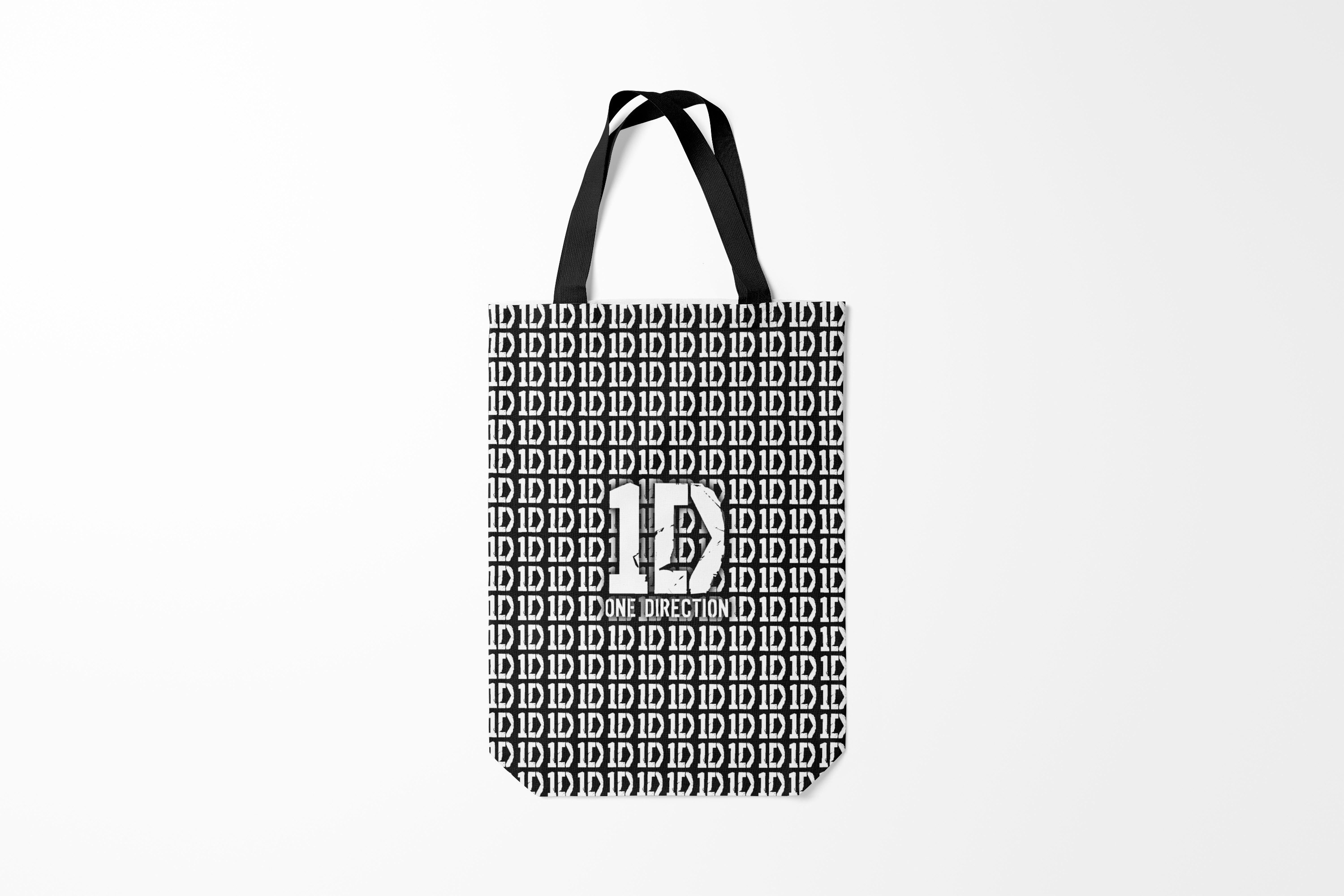 

Сумка шoппер унисекс Burnettie One direction, черный, One direction