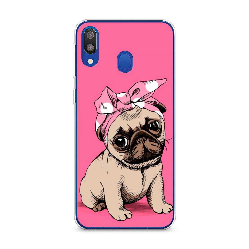 

Чехол Awog на Samsung Galaxy M20 "Dog Pin-Up", Разноцветный, 27450-2