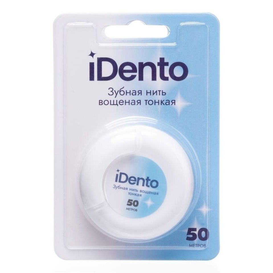 Зубная нить iDento Мята 50 м