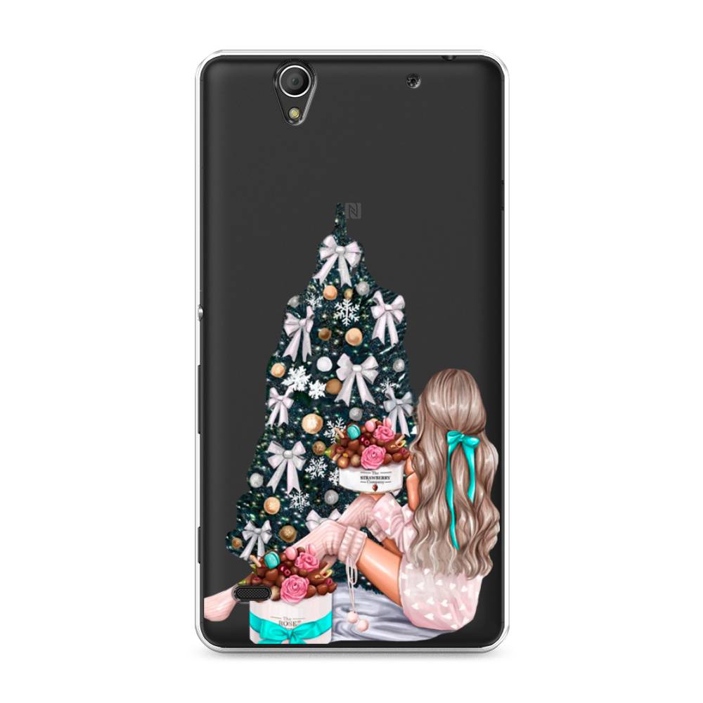 

Чехол на Sony Xperia C4 "New Year", Зеленый;бежевый;голубой, 52650-5