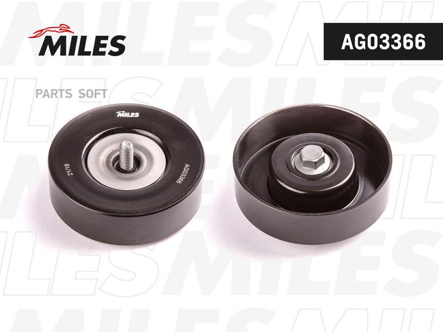 Ролик натяжителя MILES AG03366 Audi A4/A6 1.6-2.0 00-