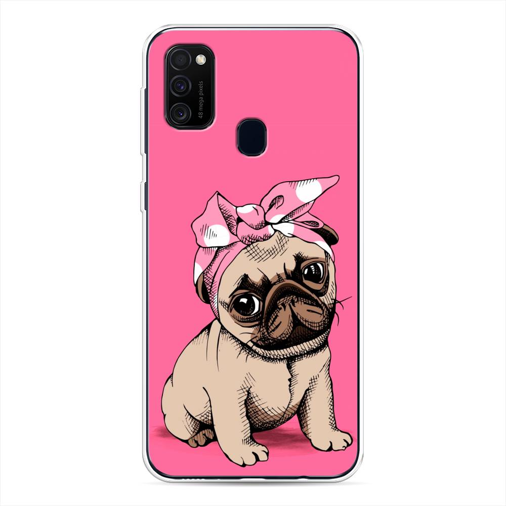 

Чехол Awog на Samsung Galaxy M30s/M21 "Dog Pin-Up", Разноцветный, 29850-2