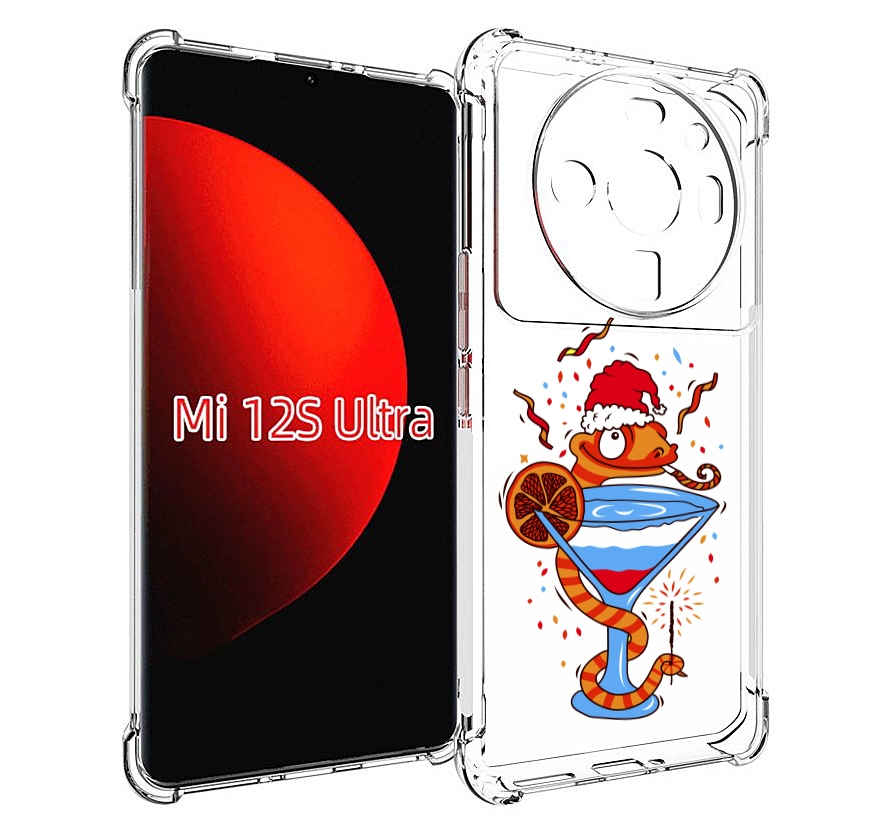 

Чехол MyPads змейка для Xiaomi 12S Ultra, Прозрачный, Tocco
