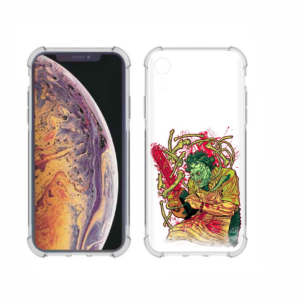 

Чехол MyPads Tocco для Apple iPhone XR яркий мясник, Прозрачный, Tocco