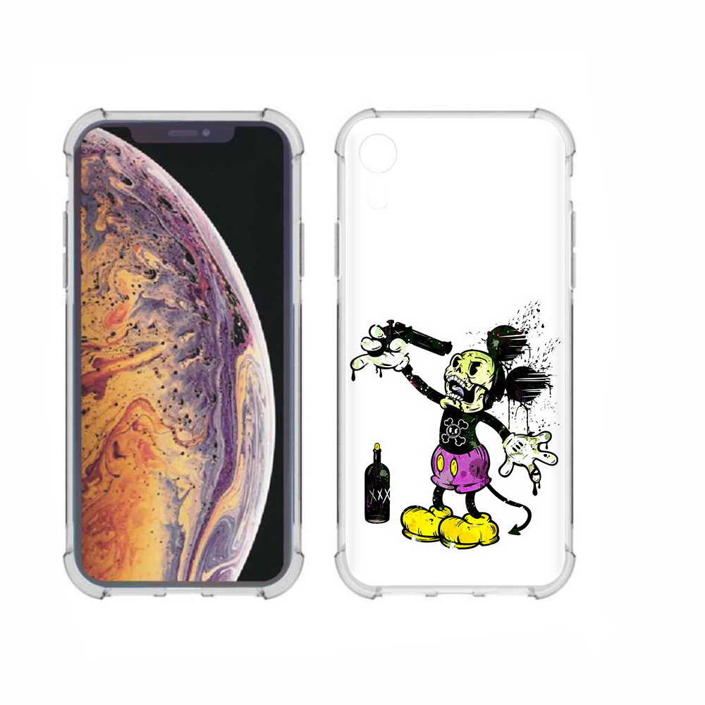 

Чехол MyPads Tocco для Apple iPhone XR Драг Микки, Прозрачный, Tocco