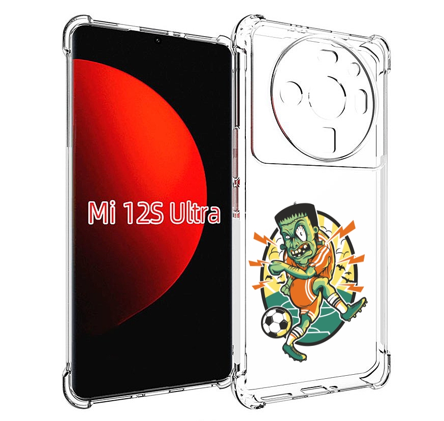 

Чехол MyPads зомби футболист для Xiaomi 12S Ultra, Прозрачный, Tocco
